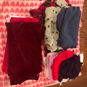 Toddler 4 Bundle three dresses (Zara and RL), Janie and Jack 5 tops and 4 pants